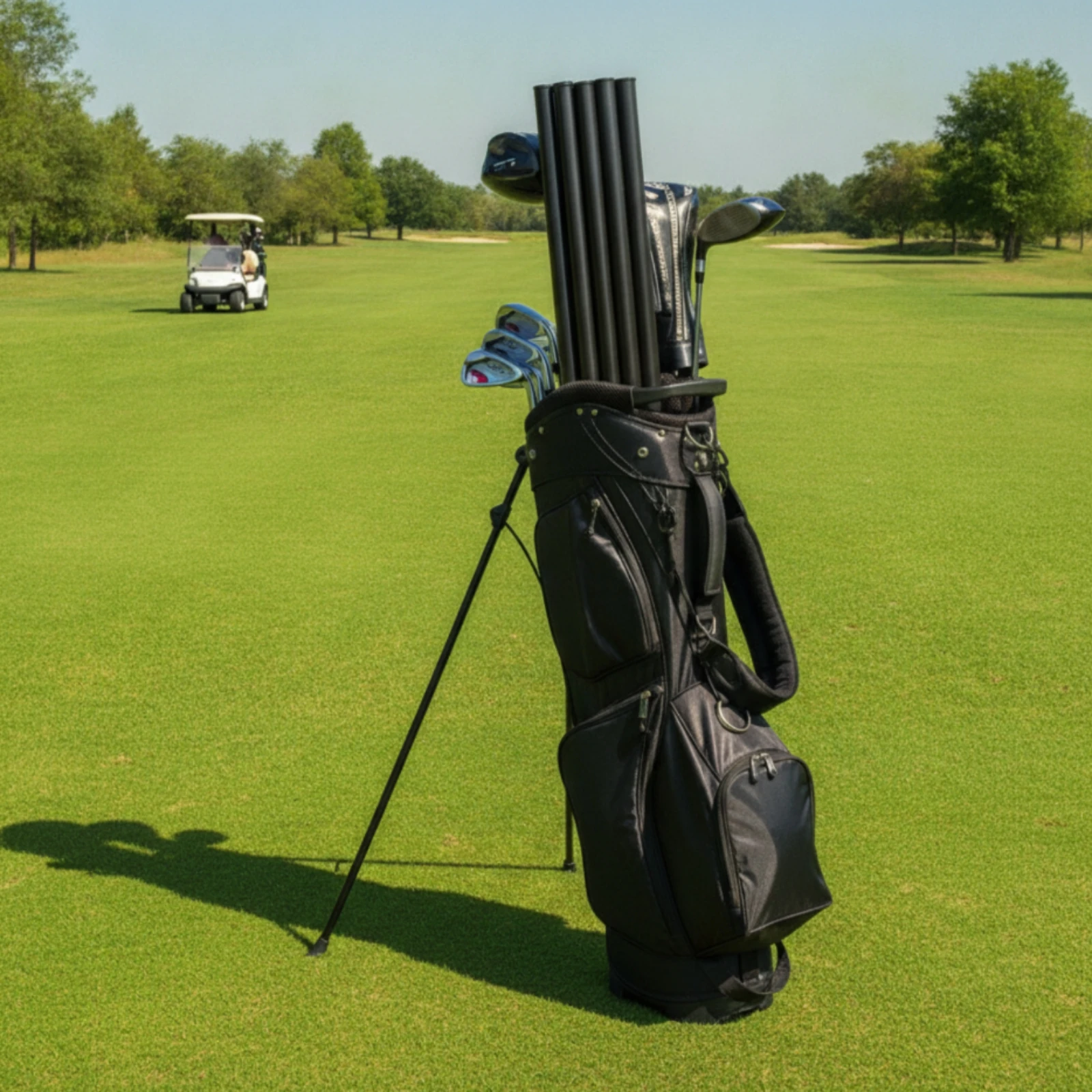 Golf Club Safeguarding Tube Reliable Golf Club Tube Organizer Cylindrical Slim for Golfers