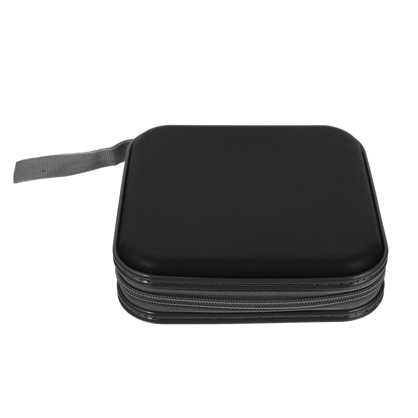 

1pc 40 Capacity Cd Holder Case Large Disc Storage Bag Portable Dvd Organizer Scratch-Proof For Car Home Use