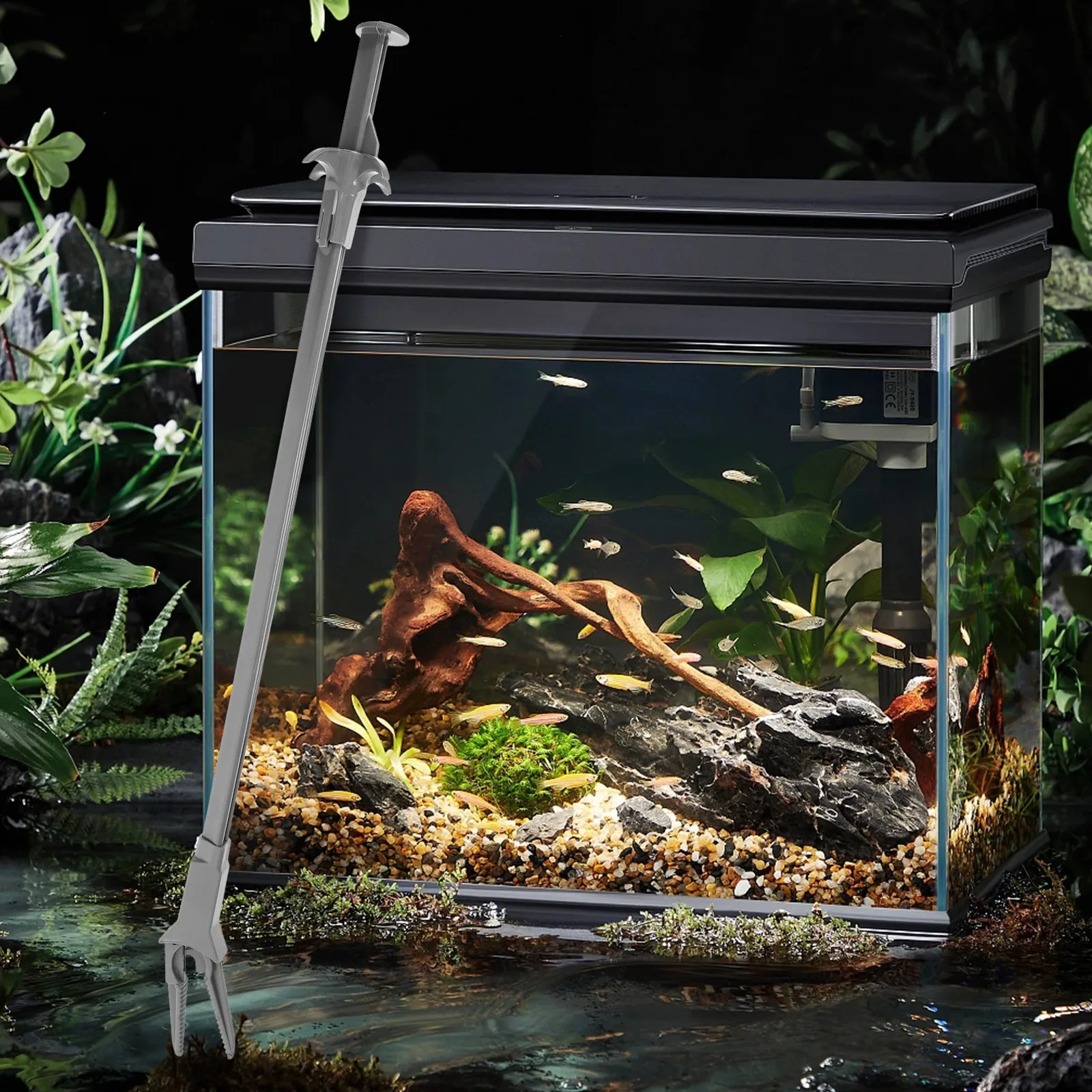 Aquarium Plant Easy To Grow - 50Cm Aquarium Plant Tweezers Plastic Long
