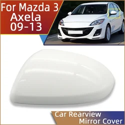 Couvercle de capuchon de rétroviseur de porte de voiture, boîtier de coque de rétroviseur latéral d'aile, adapté pour Mazda 3 Axela BL 2009, 2010, 2011, 2012, 2013