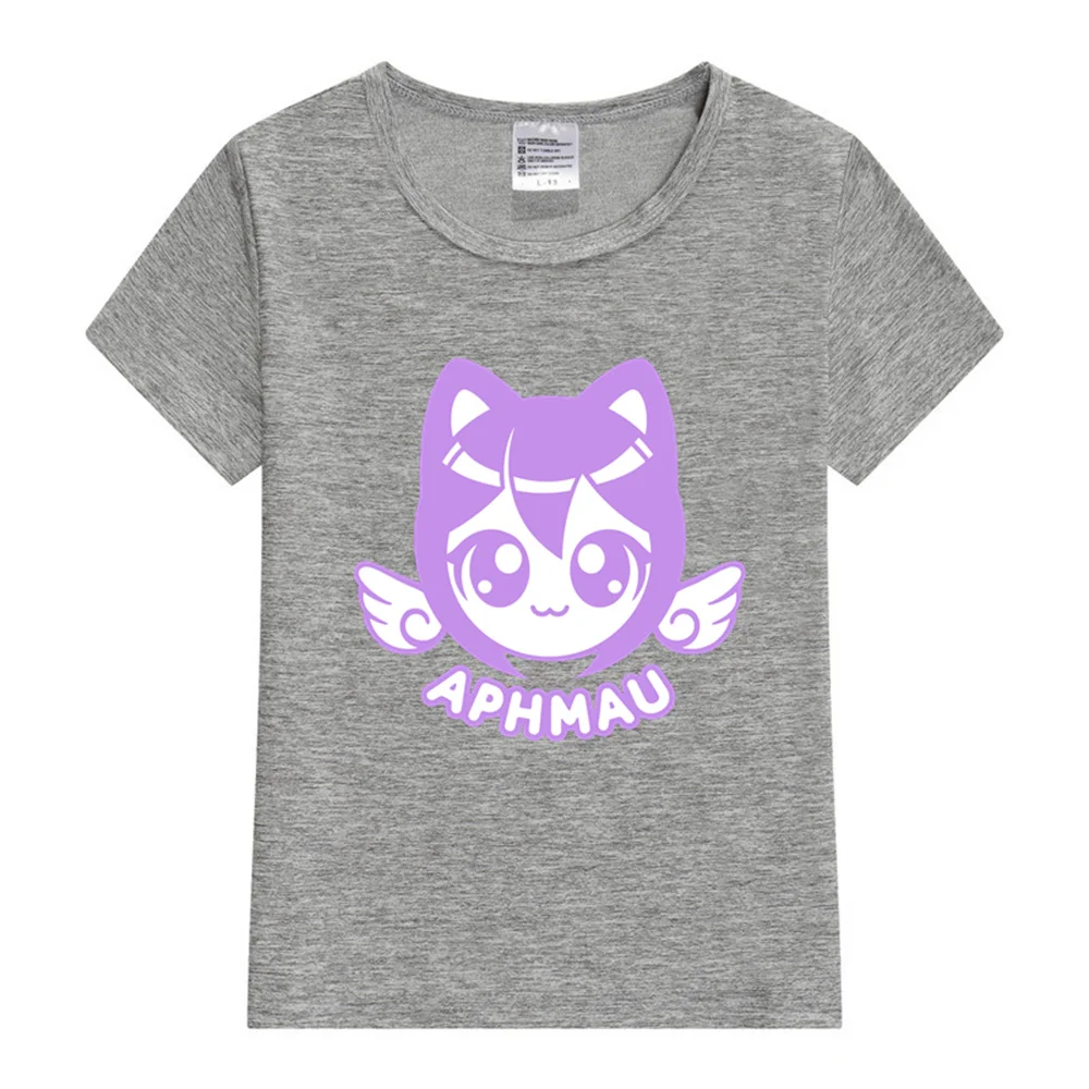 Aphmau Merch Aphmau Pullover Graphic Print Tshirt Fashion Harajuku Children'S Clothing Tshirt Pink Short Sleeve Tops