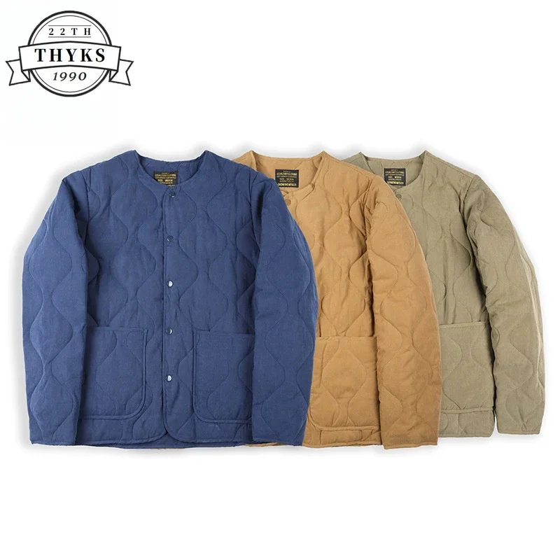 

Cotton M65 Liner Men Jacket Retro Quilted Solid Casual Coat Hunting Equipment Outdoor Trekking Hiking Training Basket Sport Tops