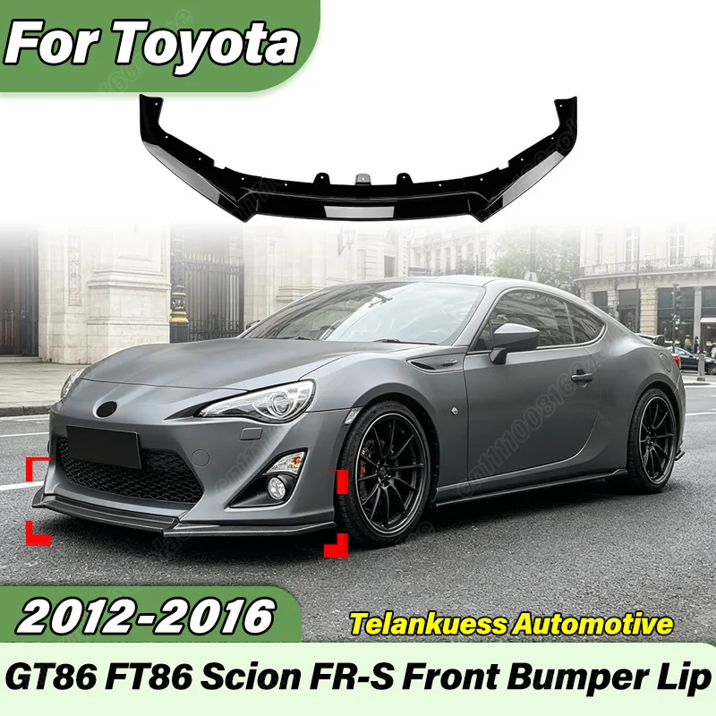 

For Toyota GT 86 GT86 FT86 Scion FR-S 2012 2013 2014 2015 2016 Car Front Bumper Lip Sports Racing Front Chin Spoiler Body Kit
