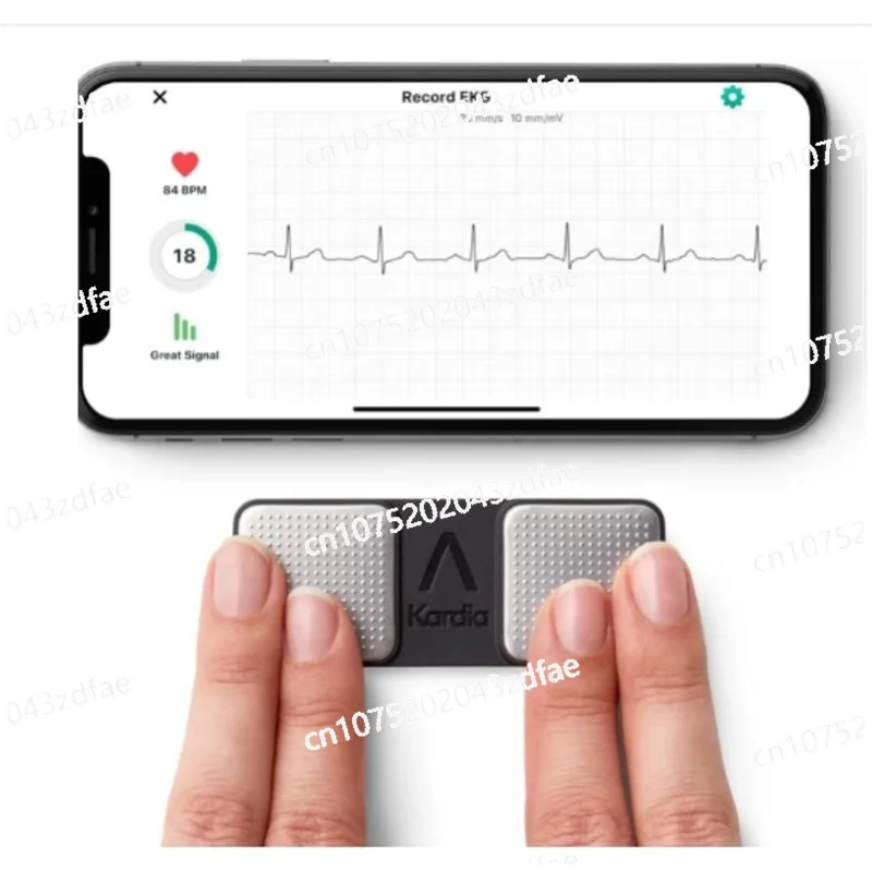 KardiaMobile Personal, Monitor Home Record ECG Detection Atrial Fibrillation, To Carry And Easy To Operate