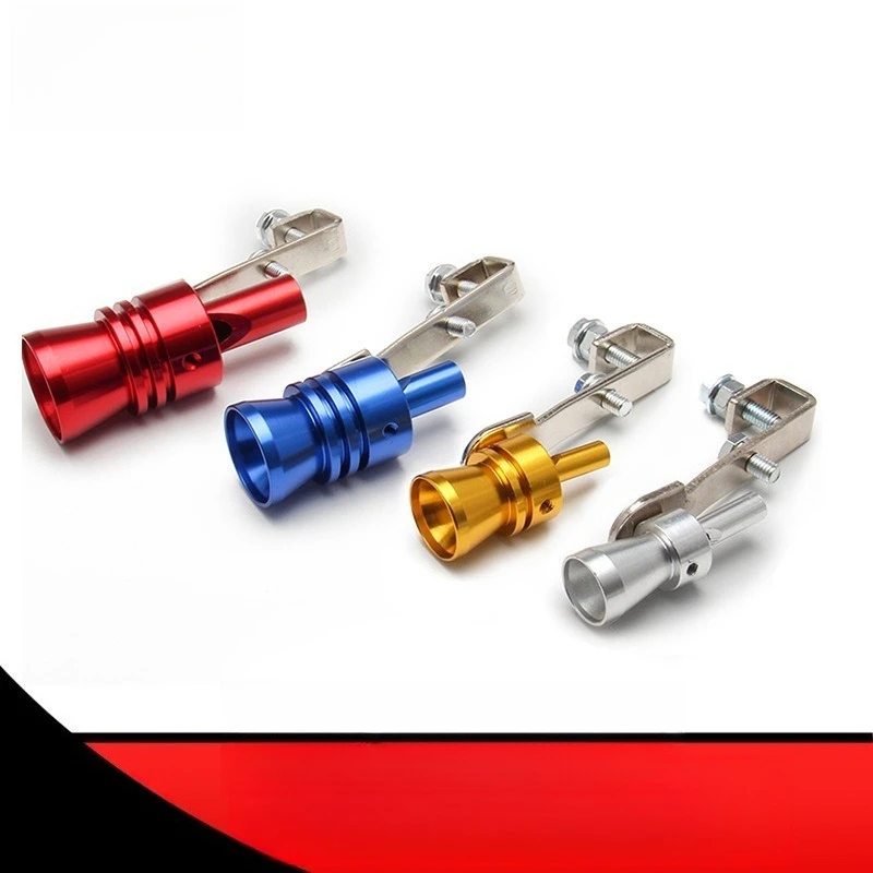 Car Exhaust Turbo Sound Simulator Whistle, Universal Tail Pipe Turbo Noise Imitation Device Auto Mod Decor Parts