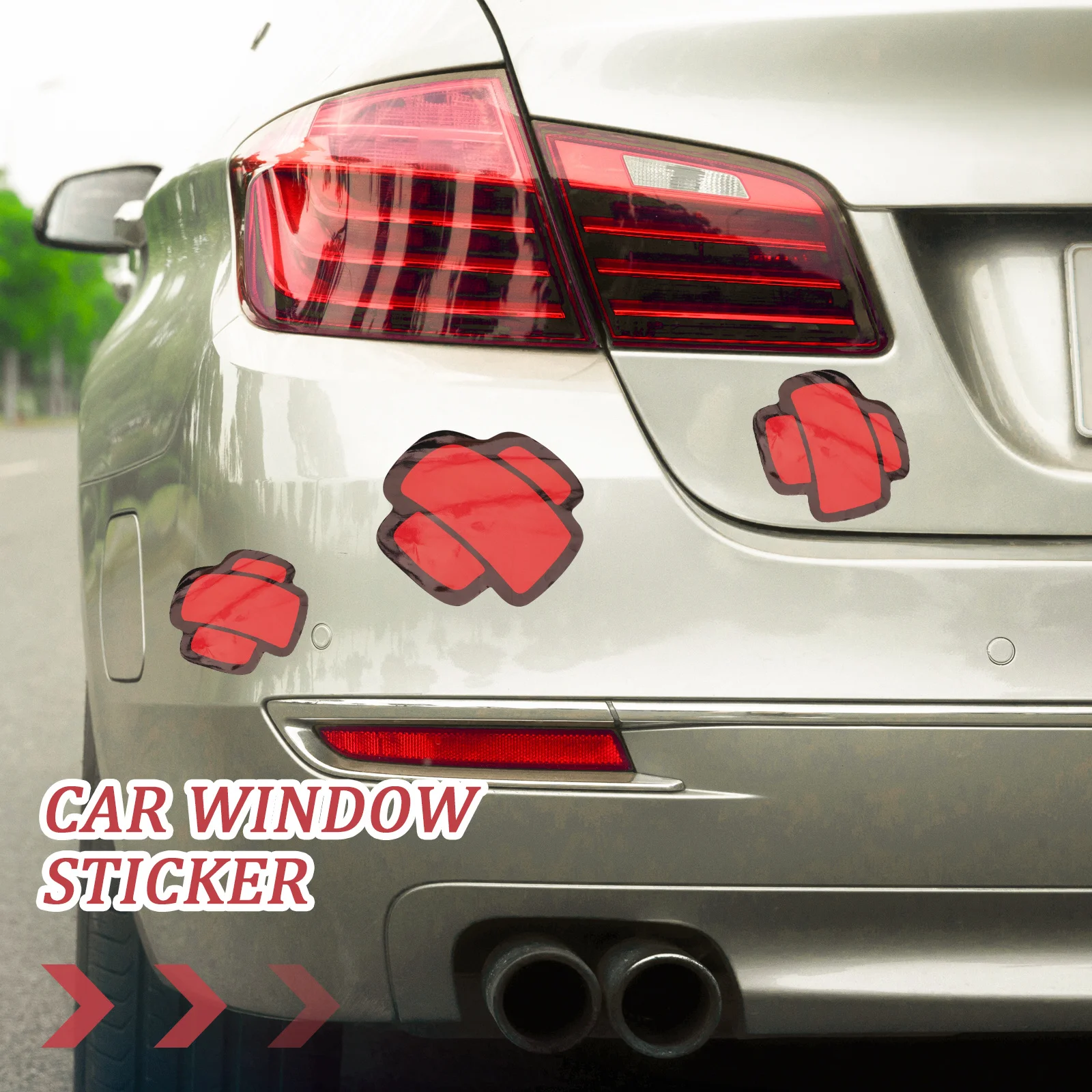 

1Set Car Sticker High Durability Pet Material Car Hood Decal Patch Auto Exterior Decor Scratch Repair Auto Exterior Decor