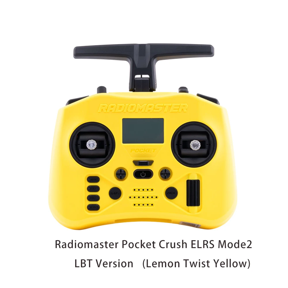 Radiomaster Pocket Crush 2,4 GHz ELRS Hall Gimbal-zender Afstandsbediening Draagbare lichtgewicht opvouwbare antenne