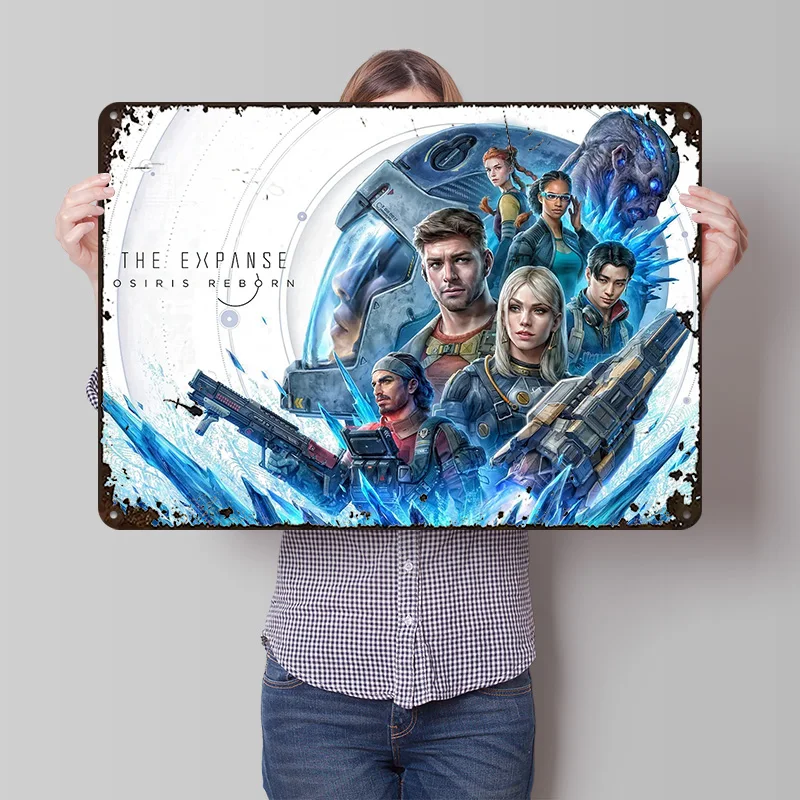 The Expanse Osiris Reborn Characters Metal Poster Customized Wall Art Retro Vintage Tinplate Signs for Decoration Aesthetic Home