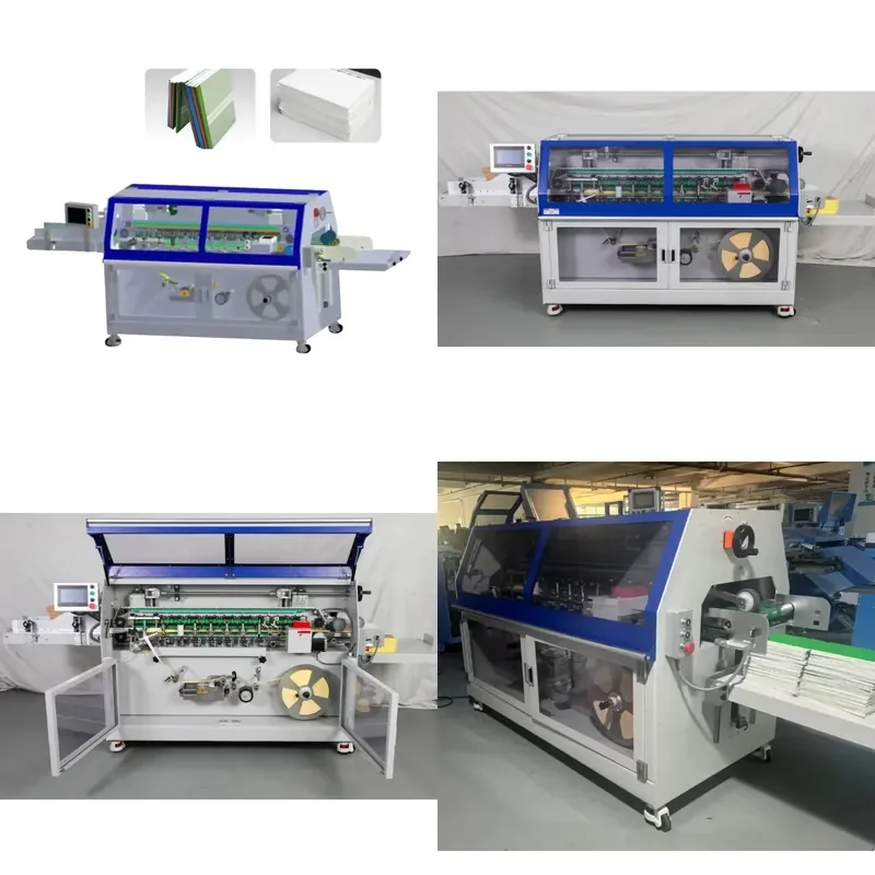 2026 hot sale Zomagtc Square Book Spine Taping Machine Thread Sewn Book Back Glue Stick Binding Machine Book Spine Tape