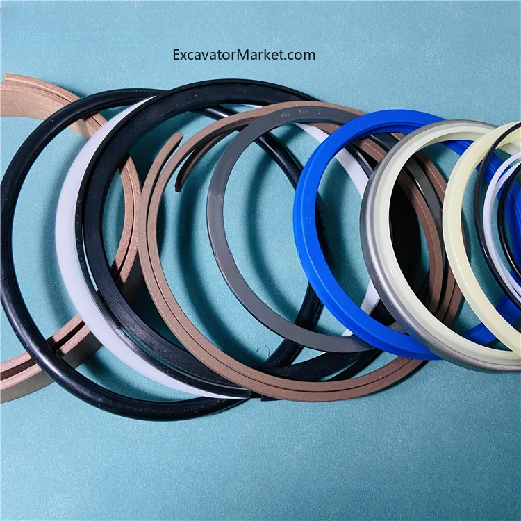 Excavator Spare Hyundai R Excavator 210 215 225 2445 275 305 Large, Medium, and Small Arm Bucket Cylinder Oil Seal Repair Kit