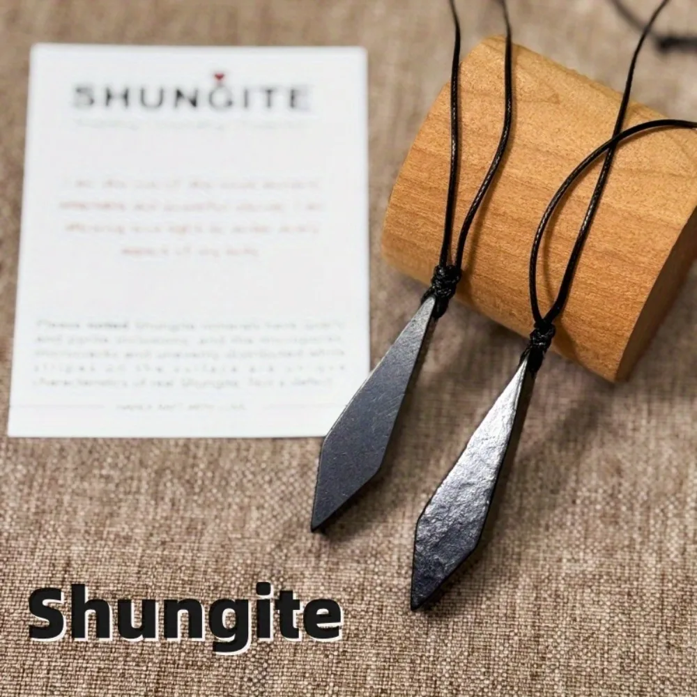 Natural Shungite Crystal Healing Gemstone Energy Protection DIY for Woman for Man for Keep Healthy