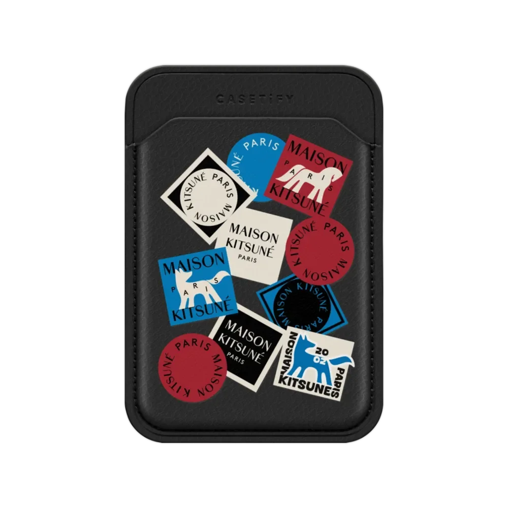 CASETiFY Maison Kitsuné Series Magnetic Phone Holder Card Pack for