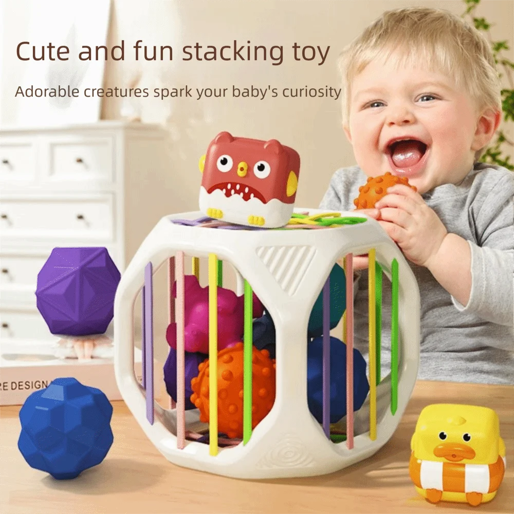 

7-in-1 Montessori Learning Toys Developmental Toys Shape Sorter Baby Shape Sorter Toy Sorting Game Fun Design
