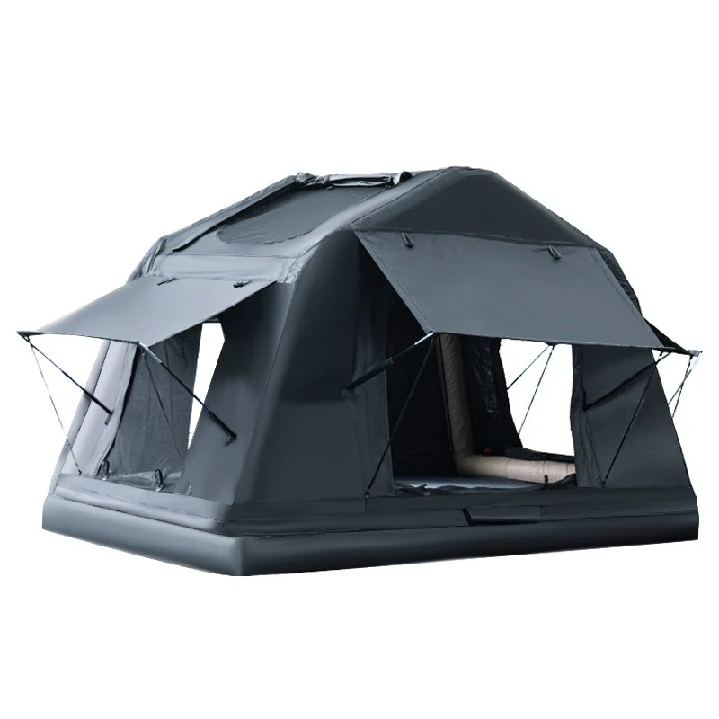 

Outdoor camping thickened Oxford cloth warm off-road SUV car inflatable roof tent can be collected from rainstorm