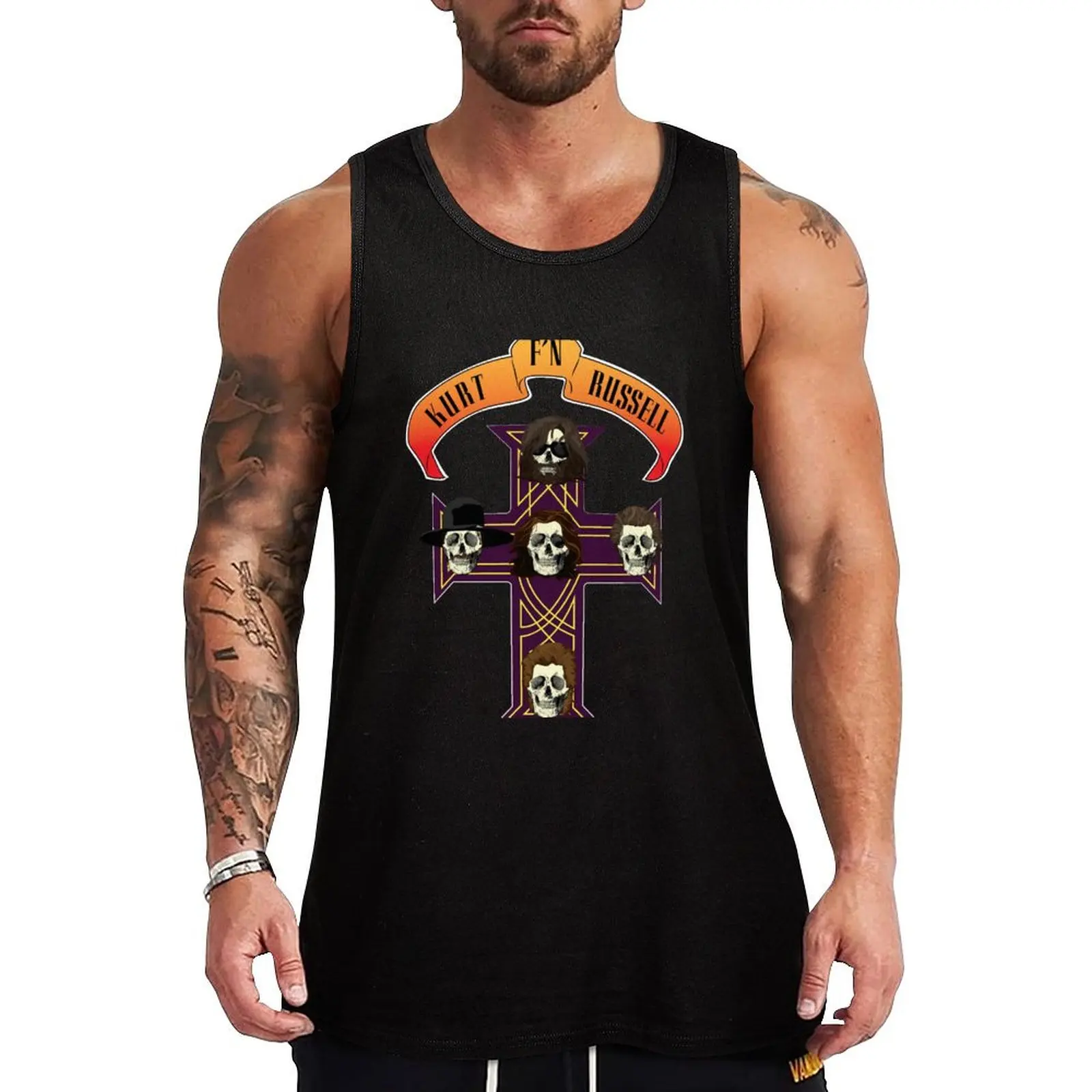 Kurt MoFo Russell Tank Top Clothing gym clothing men Short sleeve