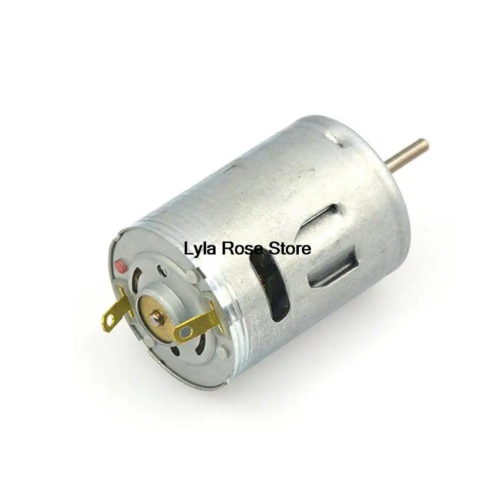 RS-385SD micro DC motor 12V 4560RPM 24V 9300RPM high speed motor 2.3mm shaft diameter