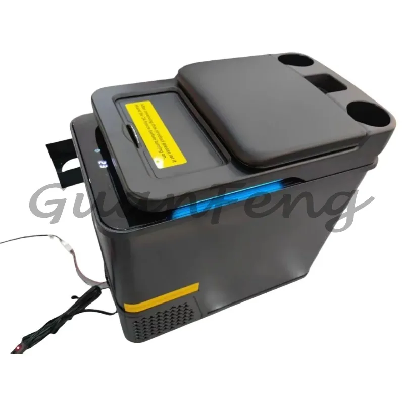 40L Large Capacity Car Refrigerator for Portable Fridge for Travel, Camping, and Business Use, 12V/24V DC Power