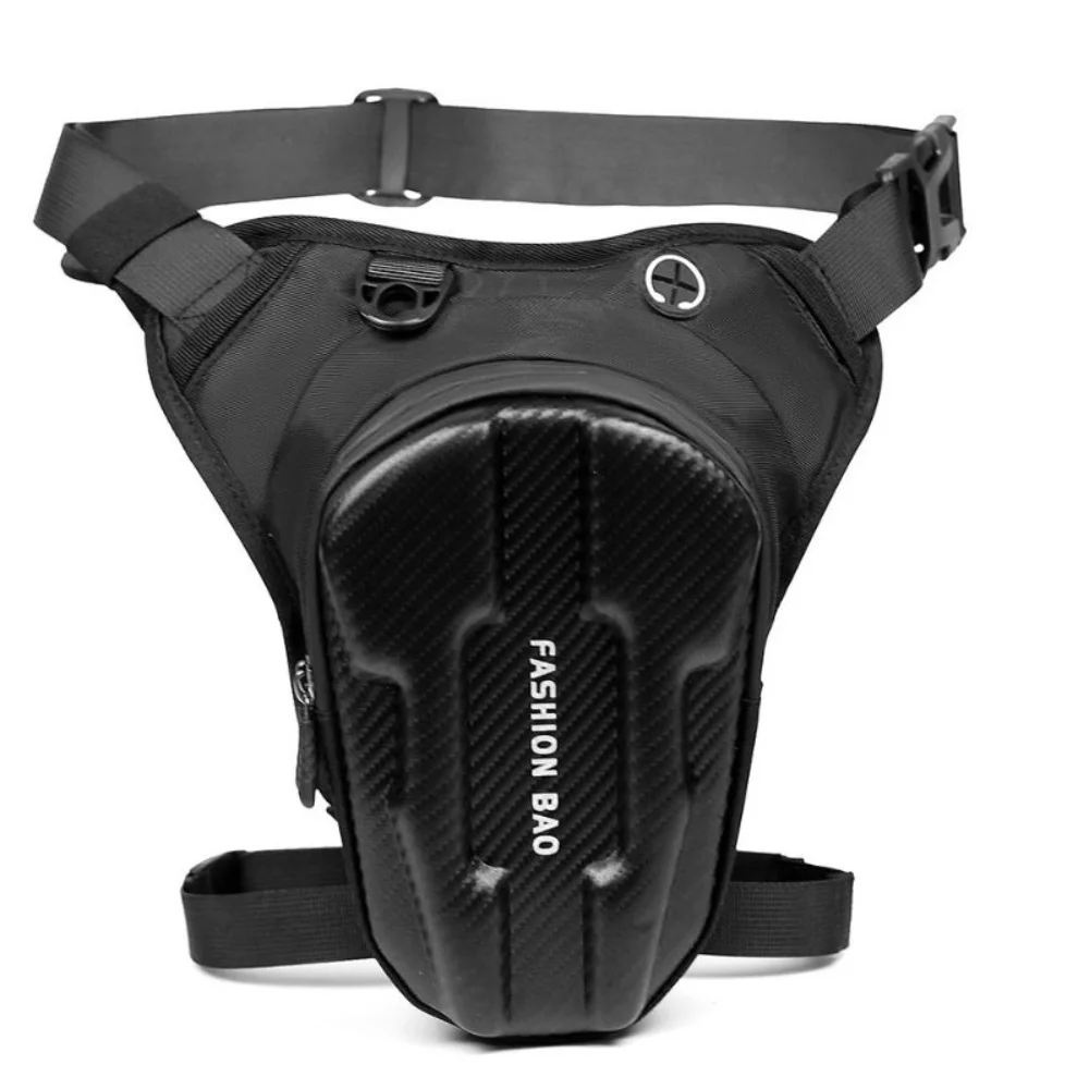 Waterproof Motorcycle Leg Bag Hard Shell Convertible Cycling Waist Pack Reflective Multifunctional Crossbody Bag
