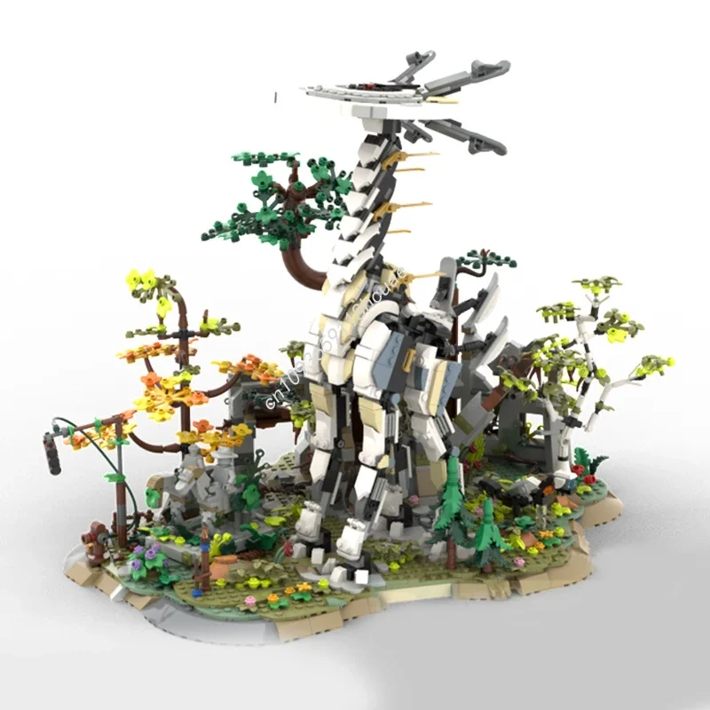 

1683pcs MOC Tallneck ruin Building Blocks Adult collector Children's Model Construction DIY Assemble Christmas toy Gift