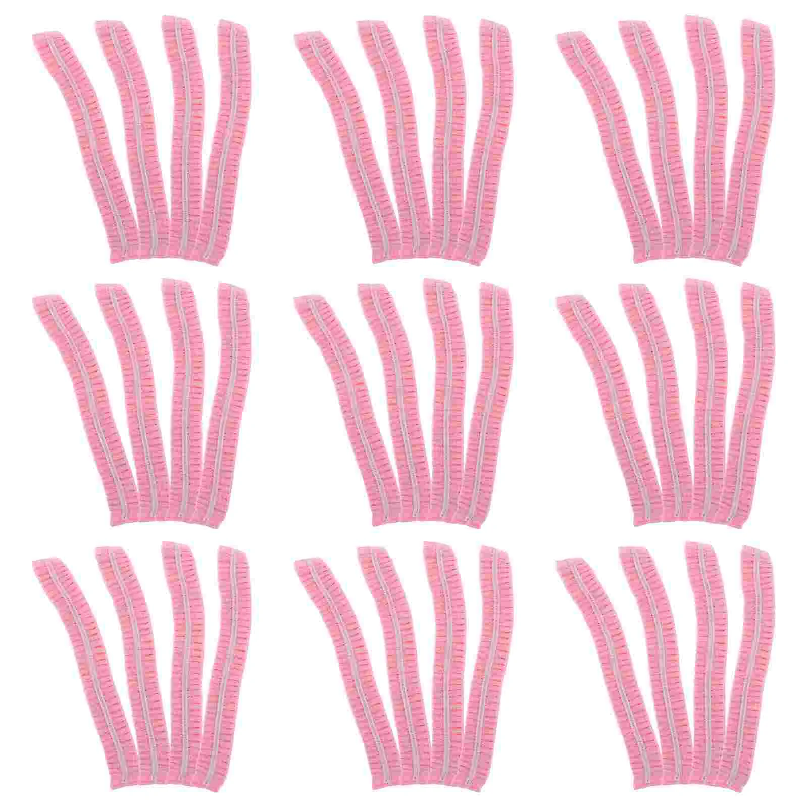 

100 Pcs Universal Disposable Hat Women's Shower Caps Reusable Non-woven Fabric Unisex Hats