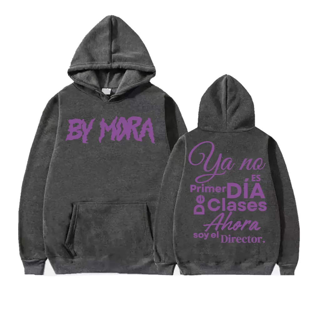 Rapper Mora Music Album Graphic Hoodies Men's Women Fashion High Street Hip Hop Sweatshirts Casual Long Sleeve Pullovers Hoodie
