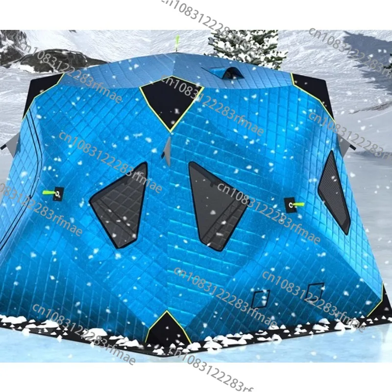 Ice Fishing Tent Outdoor Winter Fishing Camping Equipment Thickened Padded Cotton Winter Winter Extremely Cold Warm