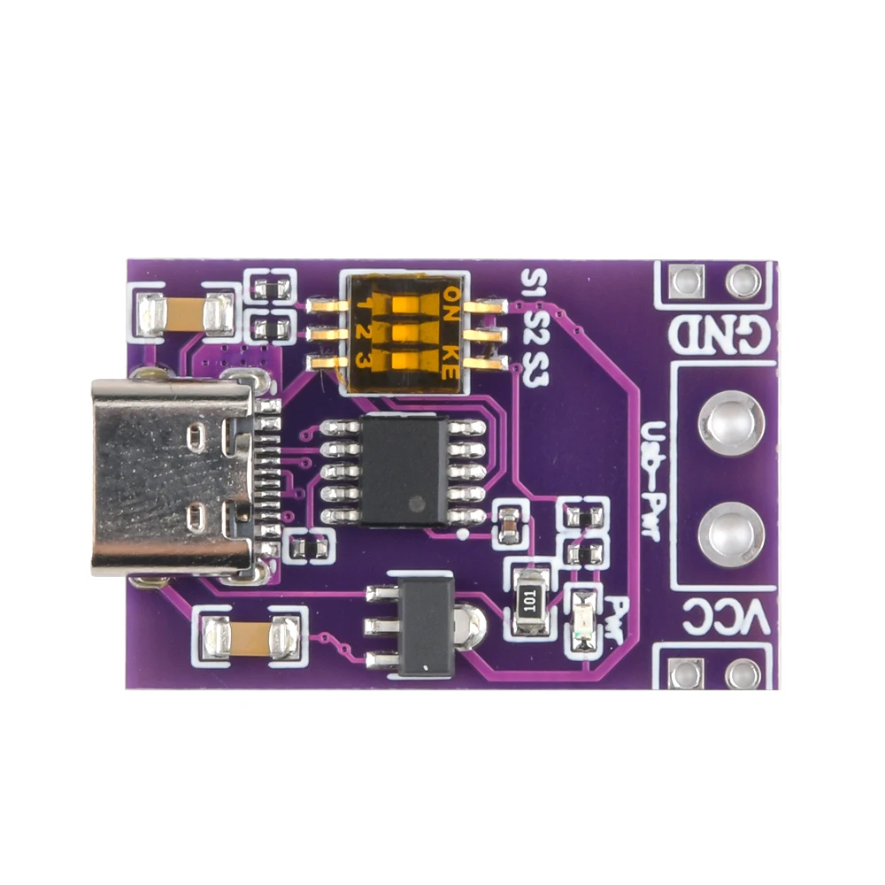 USB-C PD-Auslösermodul DC-DC QC-Auslöser Powerbank-Modul Breakout-Board Schnelllade-Board Spoof-Scam Schnellladegerät – Detail 7