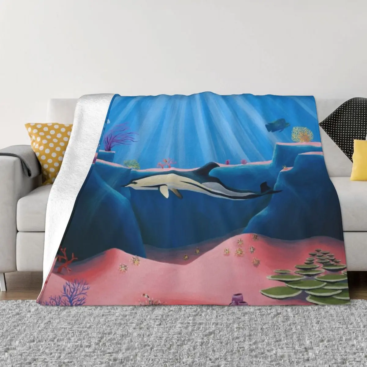 

Meditate Throw Blanket Fluffy Blankets Large anime blanket Comforter Blanket Soft Bed Blankets