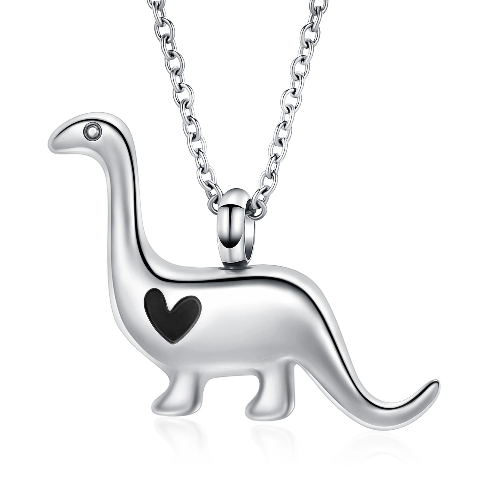 Cremation Jewelry for Ashes for Women Men Urn Necklace Personality Dinosaur Pendant Keepsake Human Pet Memorial Gift