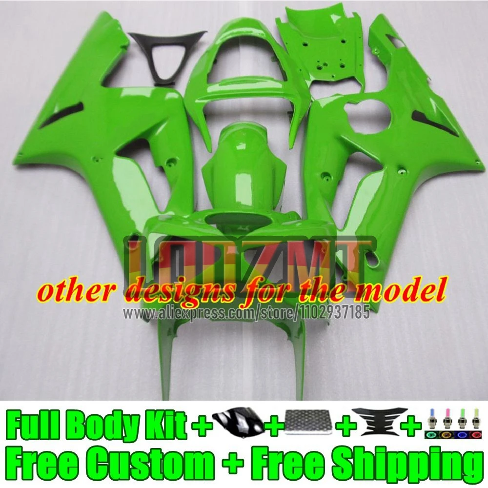 Injection Body For KAWASAKI NINJA ZX-636 ZX-6R 37No.19 ZX 6R 636 6 R 600CC red glossy ZX636 ZX6R 2003 2004 ZX600 03 04 Fairing