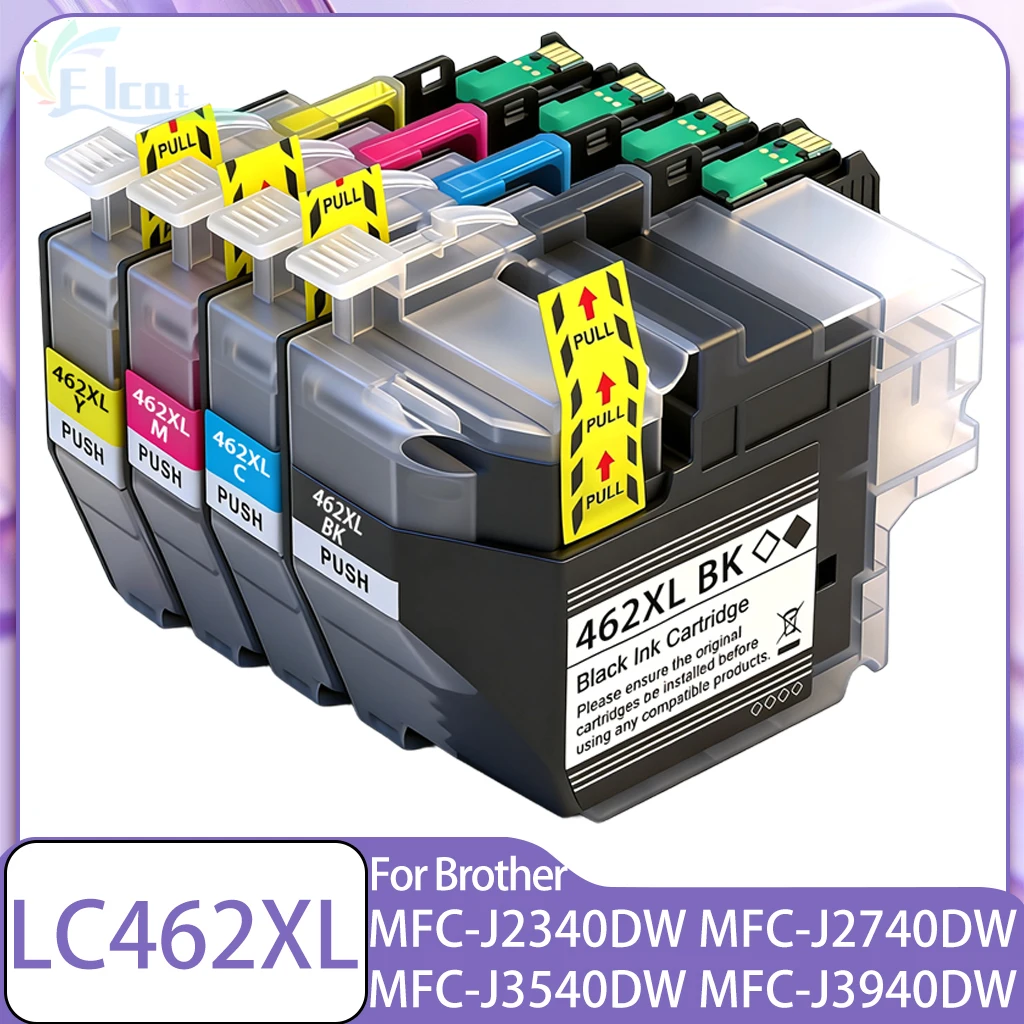 LC462 LC462XL LC-462 LC-462XL 462 Ink Cartridges Compatible For Brother MFC-J2340DW MFC-J2740DW MFC-J3540DW MFC-J3940DW Printer