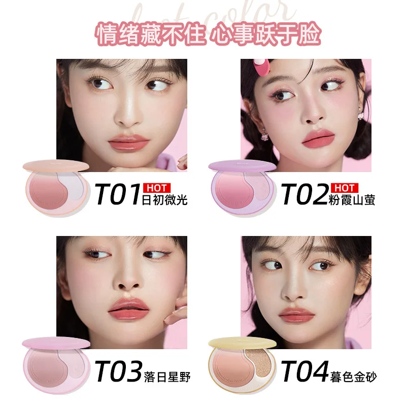 RMT changement progressif blush disque polyvalent visage éclaircissant extension couleur rétrécissement couleur haute brillance toilettage blush