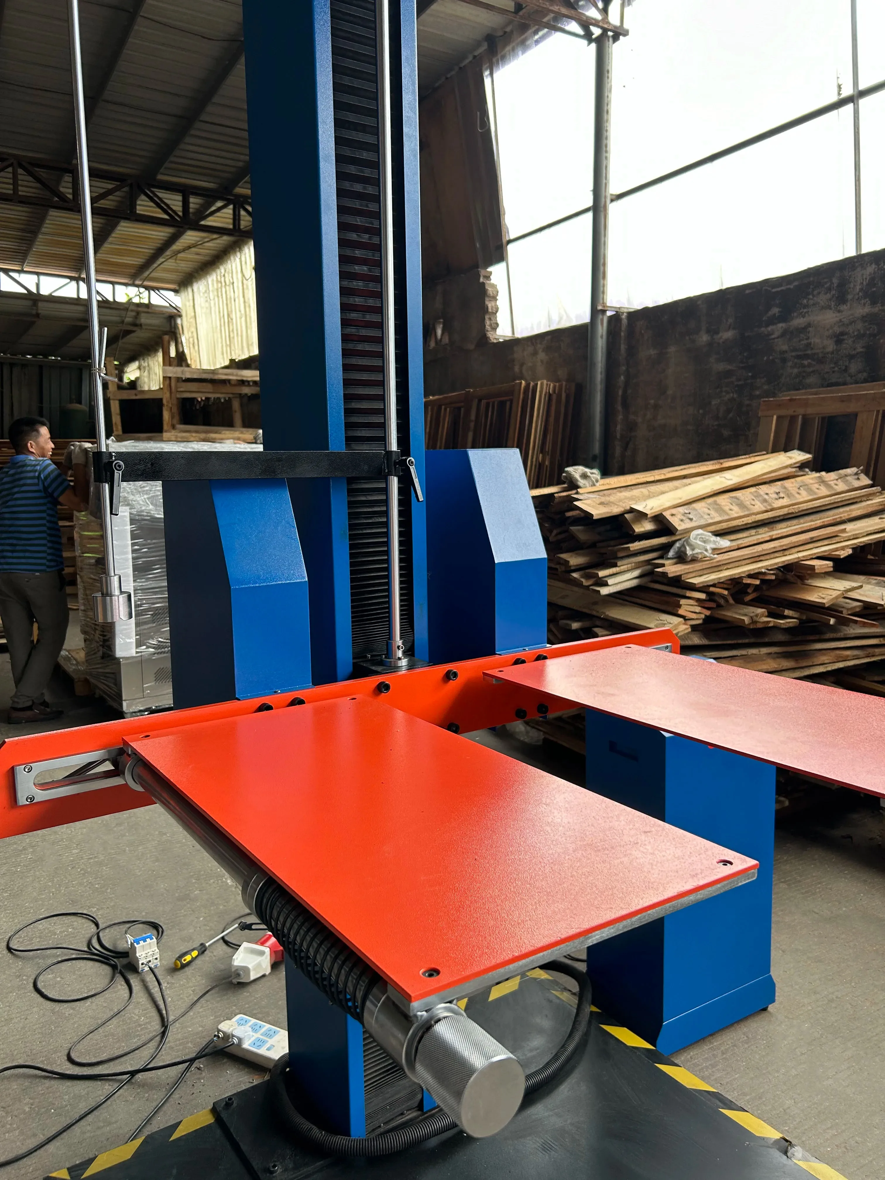 EN 22248 EN 22206 Double Column Oriented Package Carton Falling Drop Fatigue Testing Machine Manufacturer