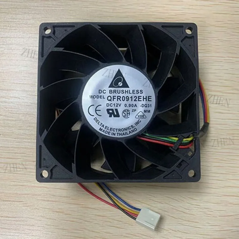 

Y 1PCS New for Delta QFR0912EHE DC12V 0.90A 4-Wire Server Cooling Fan # QW.