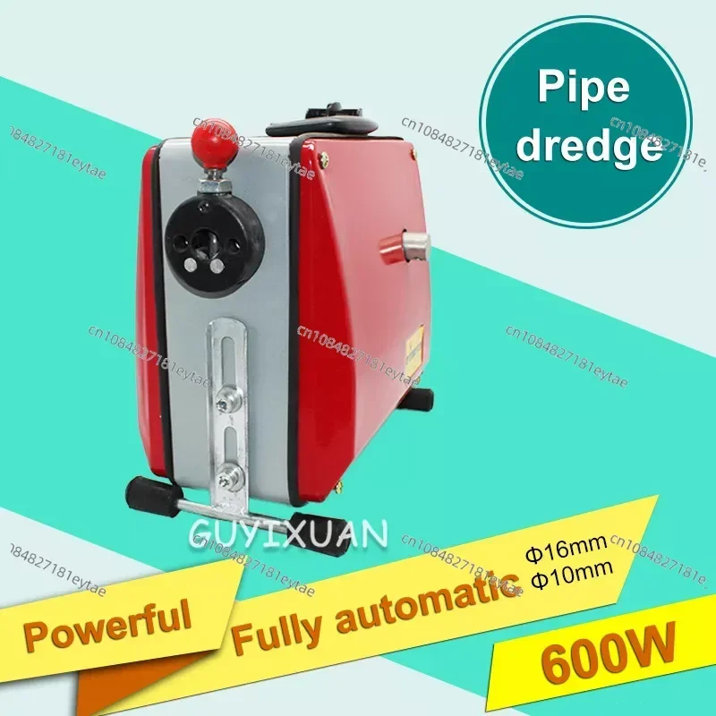 100D Full-automatic Electric Pipe Dredging Machine  Professional Sewer Dredger Toilet Floor Drain Dredging Cleaning Machine