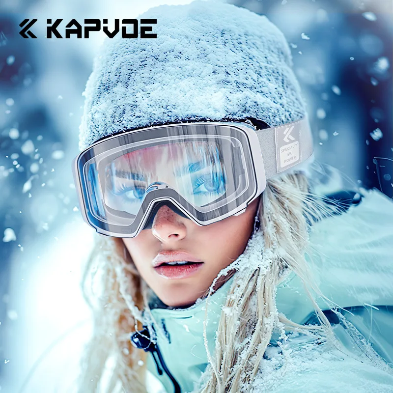 

Откидные лыжные очки, меняющие цвет, противотуманные, профессиональные спортивные ветрозащитные очки для сноуборда на открытом воздухе