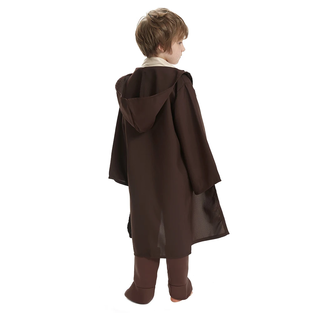 Déguisement cosplay pour enfants, Jedi Nette, Anakin, Obi, Everak Wan, Space Battle, Robe, Ceinture, Tenues d'Halloween, Carnaval, ixtrempée