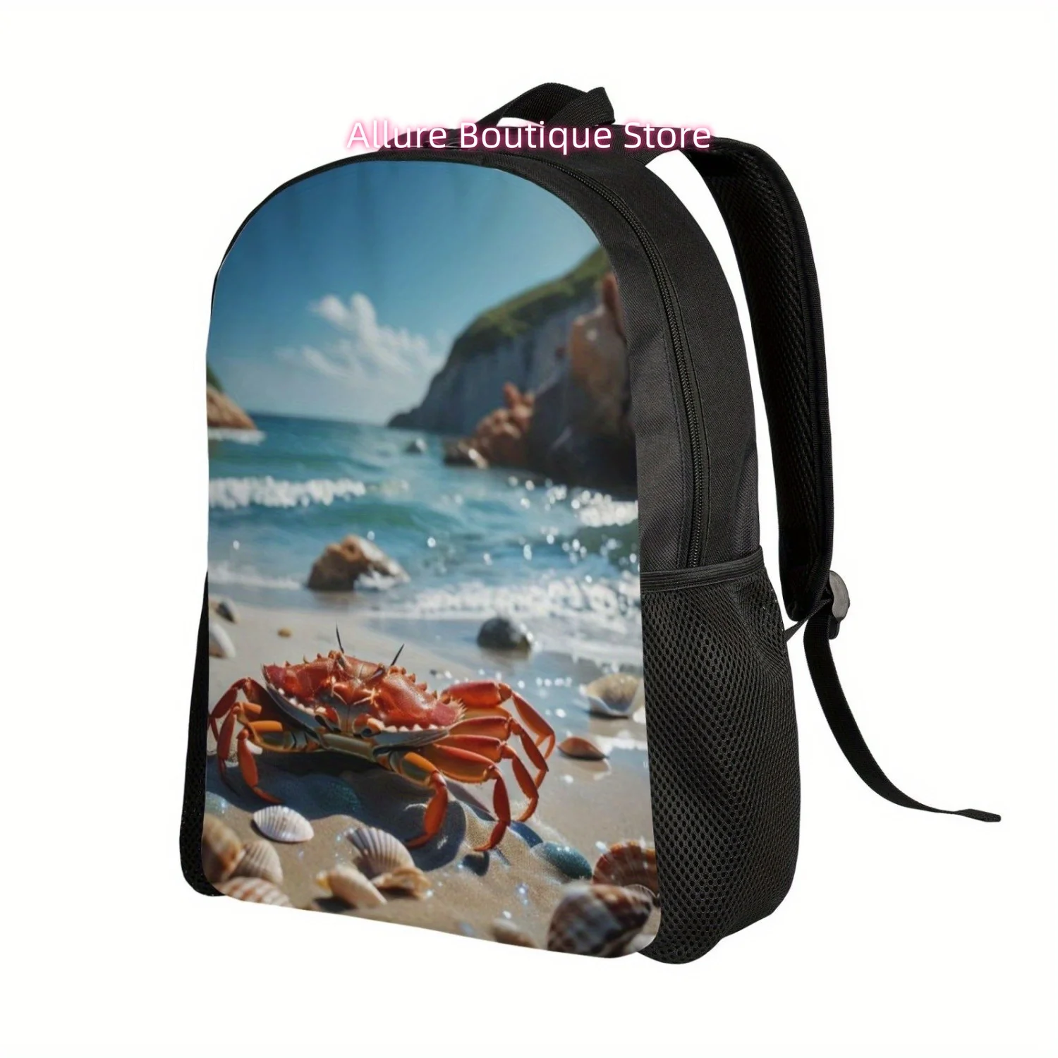 jit Crab For Men Women Personalized Laptop Tablet Travel Daypacks Shoulder Bag Briefcase