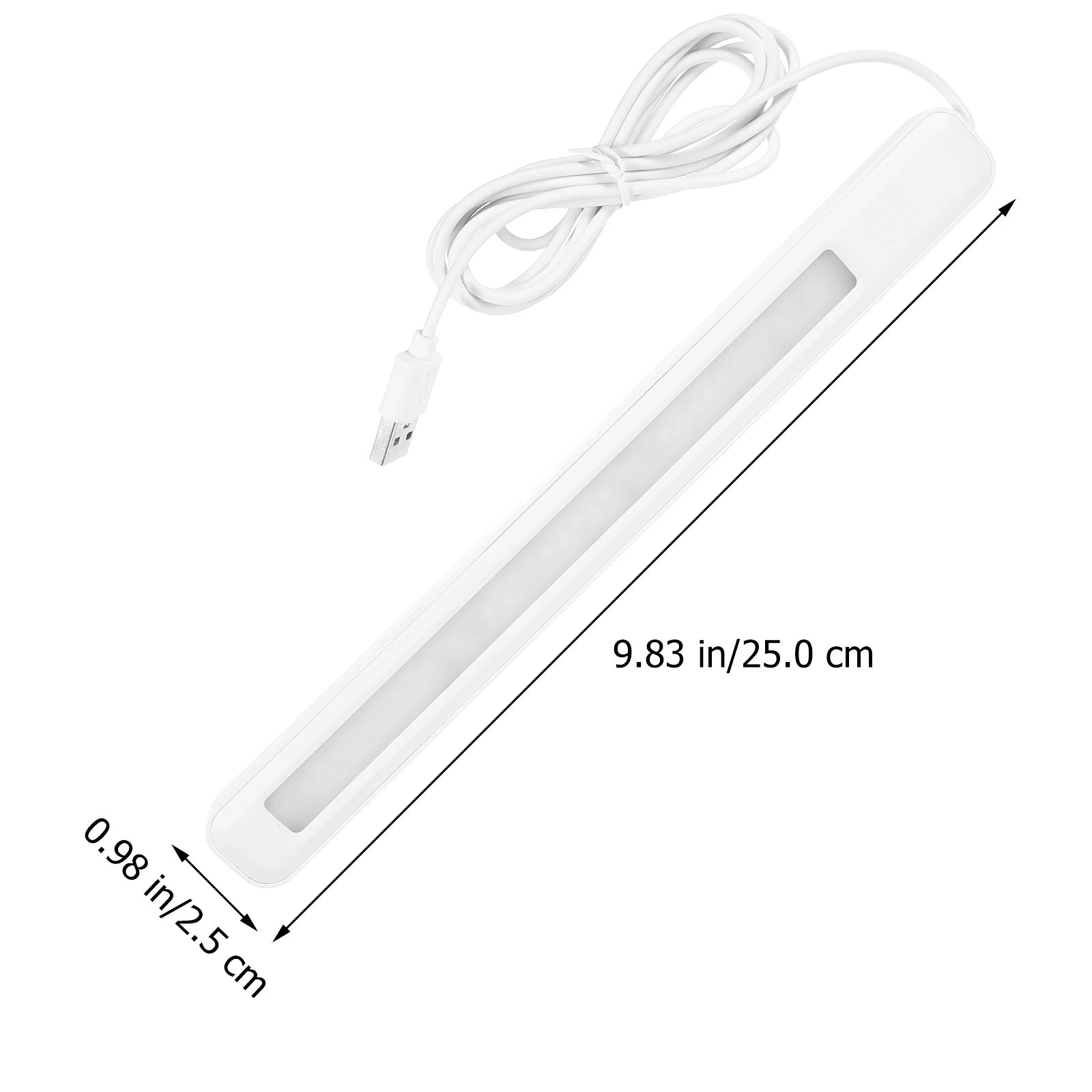 

USB Powered Adjustable Touch Lamp White Color 3 Levels Dimming s Dormitory Reading Bedroom Night Light