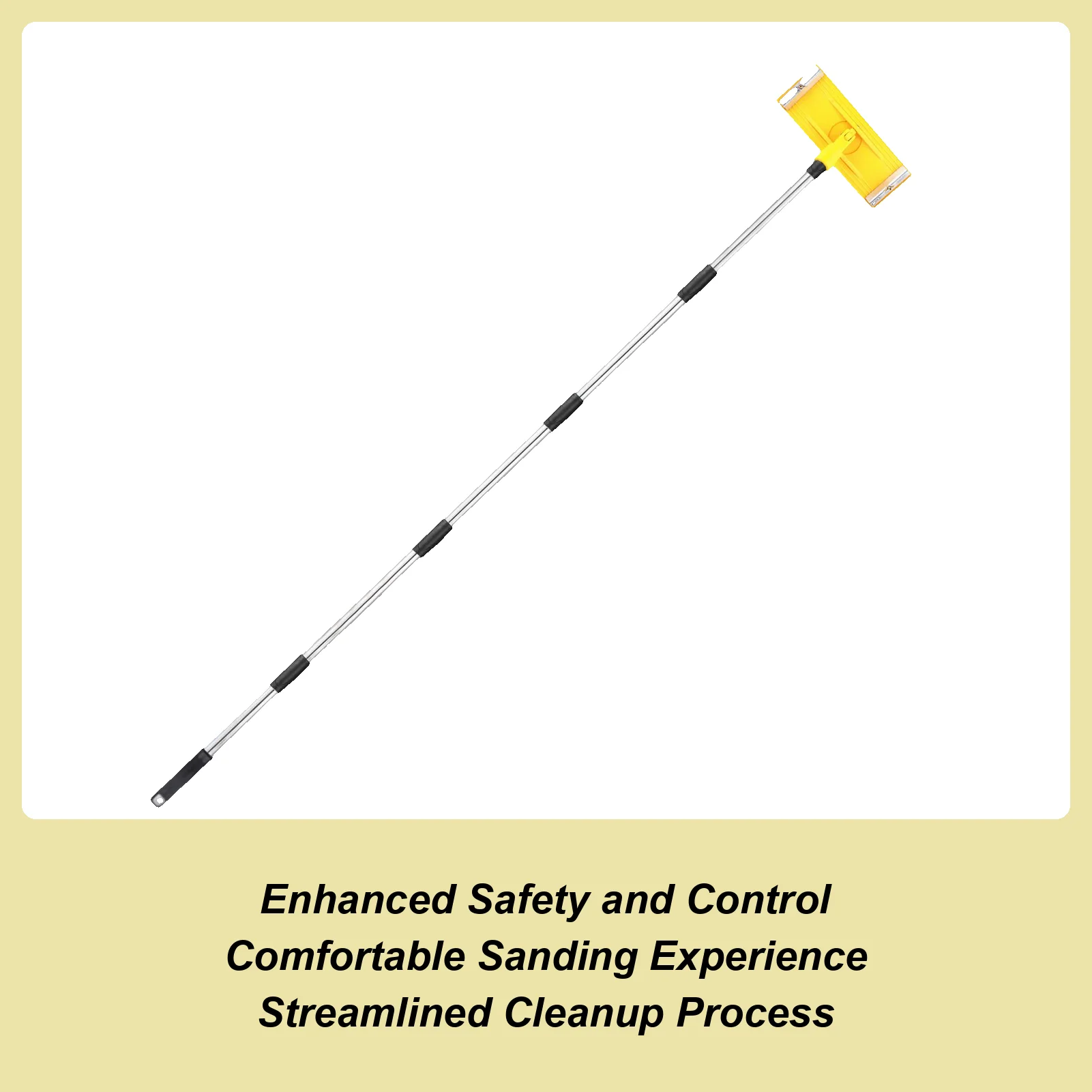 

Шлифовальный станок для гипсокартона, регулируемый телескопический шлифовальный инструмент для полировки стен, удлинительная шлифовальная машина для очистки стен для пола, потолков