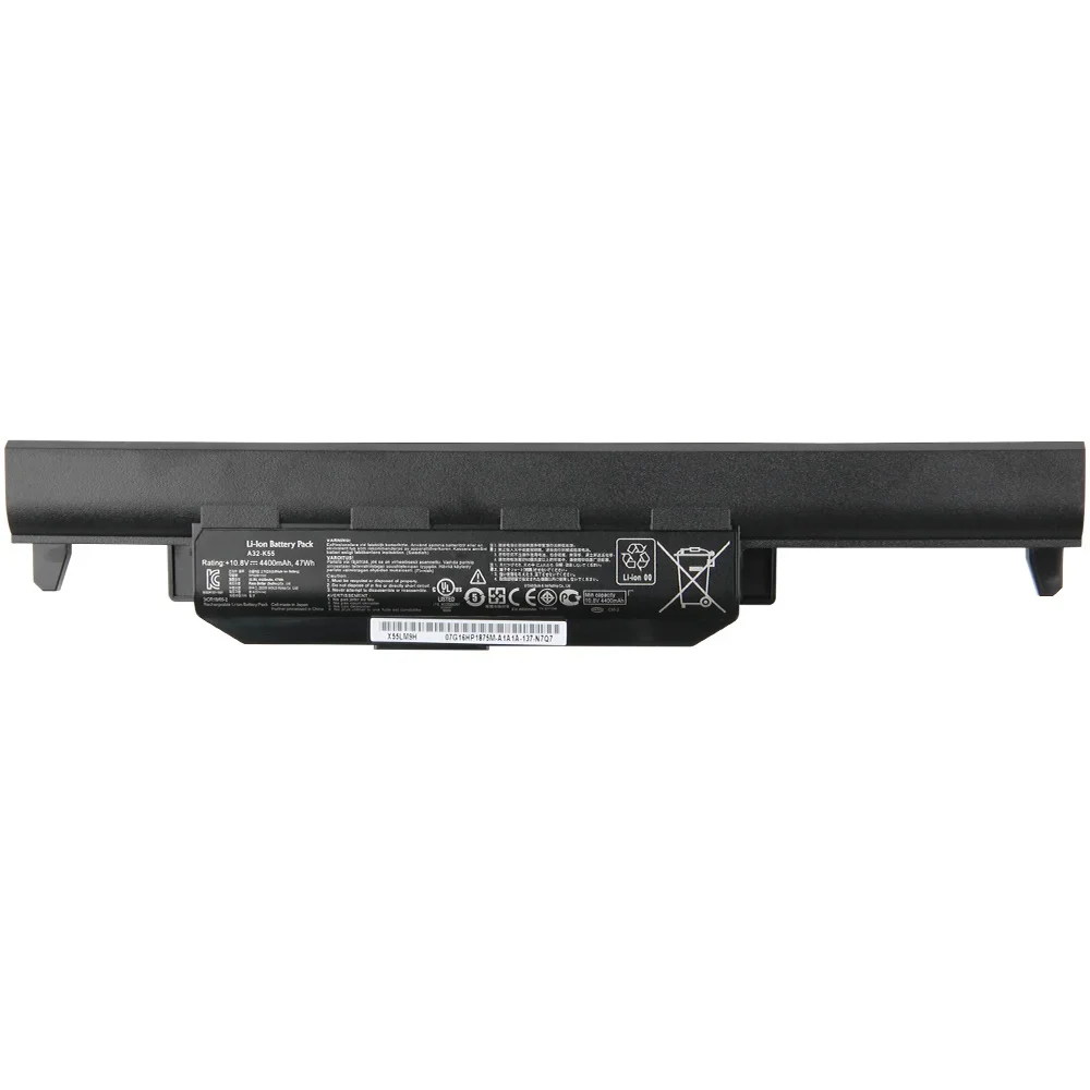 Imagem -05 - Bateria de Substituição para Asus A32-k55 A33-k55 A41-k55 A41-k55 X45vd X55a K45v K55d X85v P45v Bateria Recarregável 4400mah