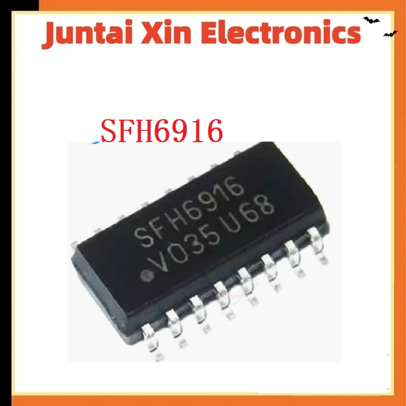 20PCS/LOT  SFH6916 SOP16 Optocoupler isolator