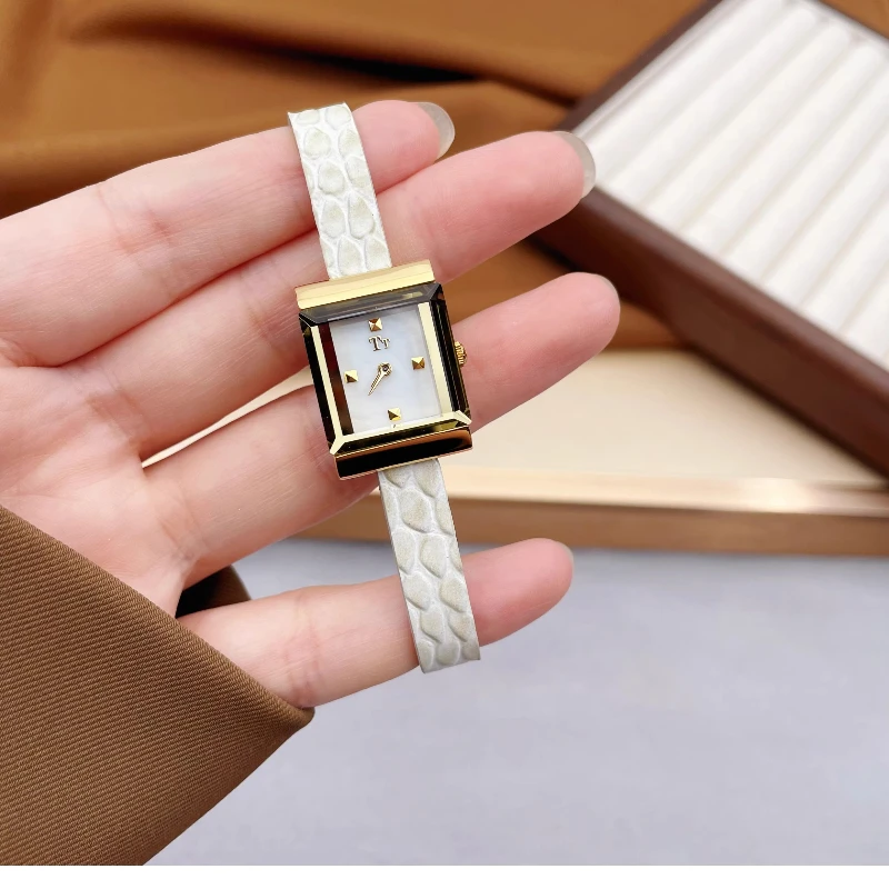 Classic trend women's watch elegant simple waterproof 2025 quartz watch birthday gift genuine