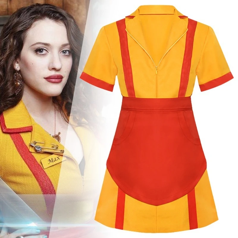 

Cosplay Convention-Themed Party Outfit-Halloween 2 Broke Girls-Women's TV Show Performance Uniform Cosplay Costume for Shows
