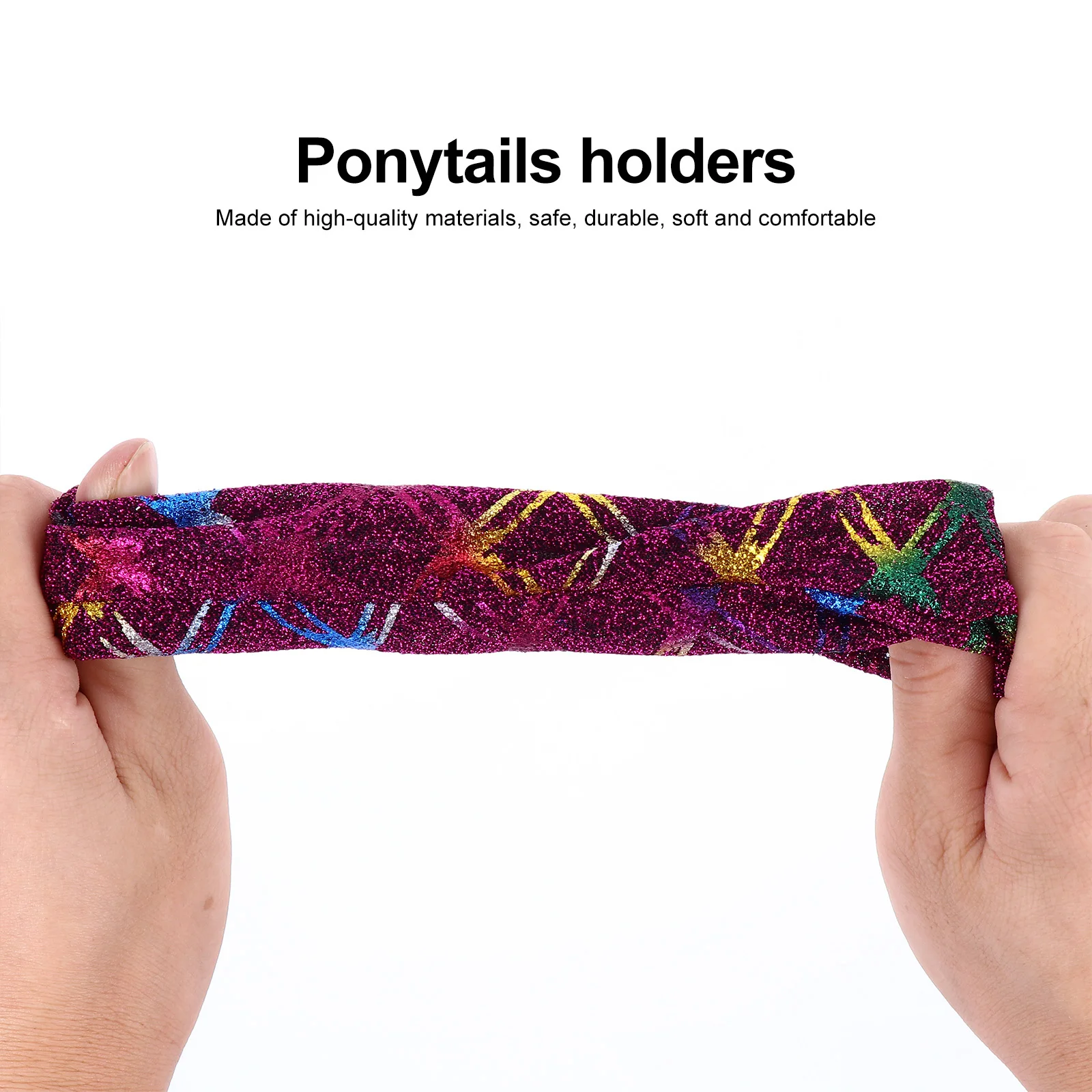 

8 Pcs Hair Accessories Scrunchies Bands Scrunches Scrunchy Ties Ropes Christmas