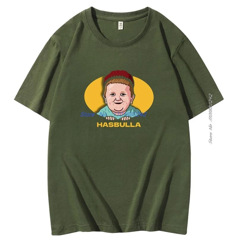 Summer Cotton T-shirt Classic Hasbulla Fighting Meme T Shirt Mini Khabib Blogger T-Shirt Casual Short-sleev Tee Oversized Tops