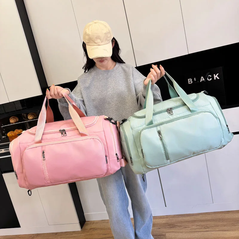 Gym Bag for Men with Shoes Compartment and Wet Pocket Gym Backpack Waterproof Sports Bags Multipurpose Weekender Overnight Bag