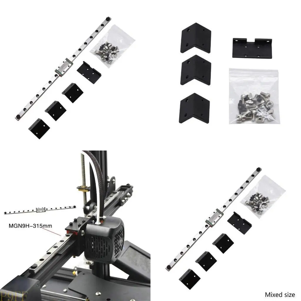 

CS1W для Ender3 Upgrade- x Linear Mgn9h 315 мм Линейный гид с задней платой