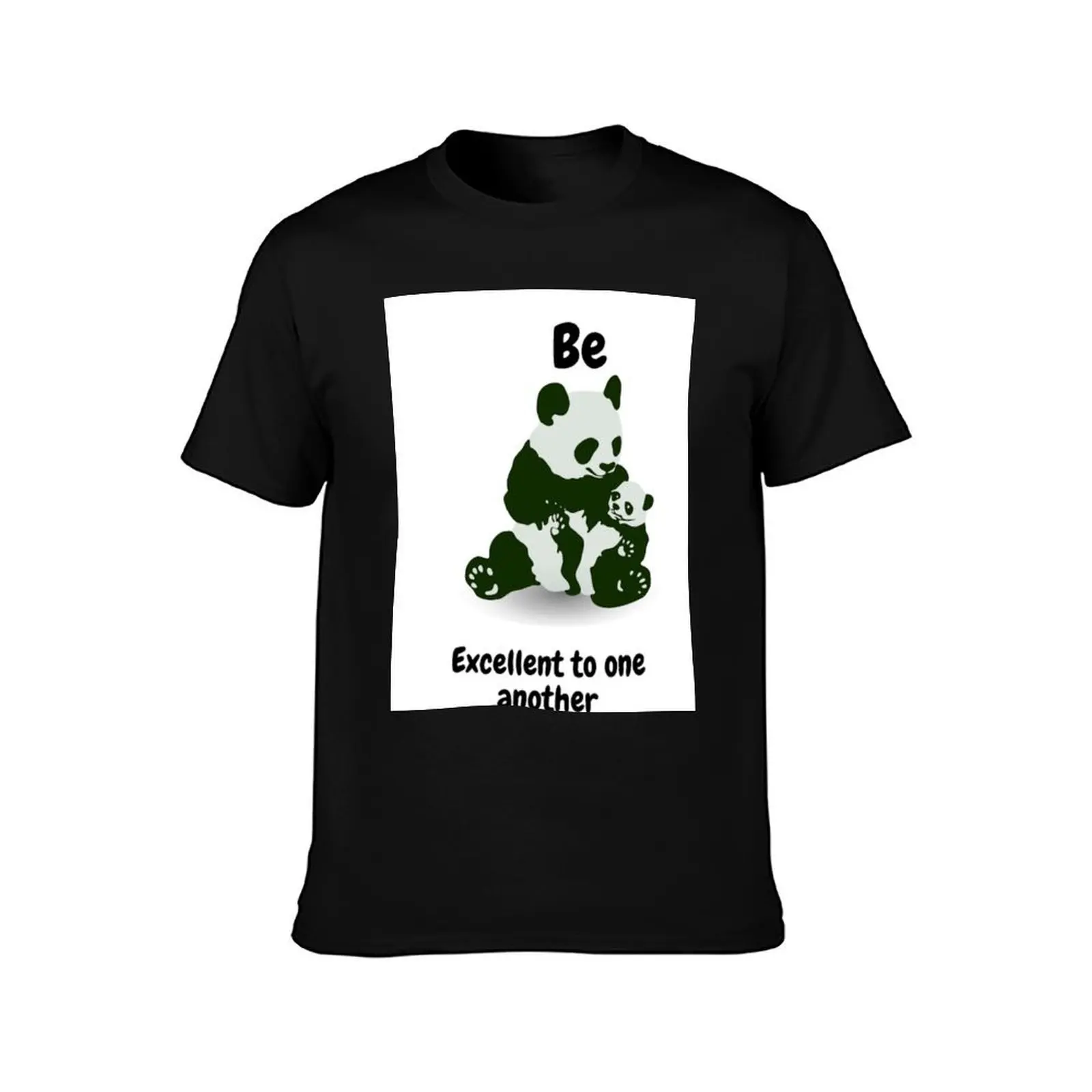 Be excellent T-Shirt Summer Casual Cotton Tee Oversized Streetwear Tops Vintage Graphic Print Loose Fit Short Sleeve
