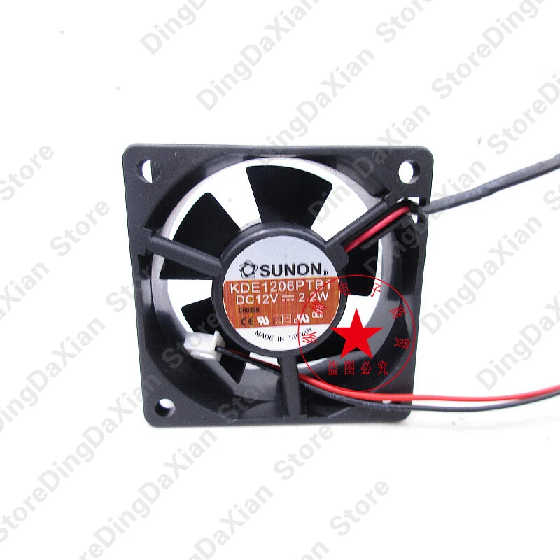d 1PC for SUNON KDE1206PTB1 DC12V 2.2W 6025 6CM chassis power cooling fan #